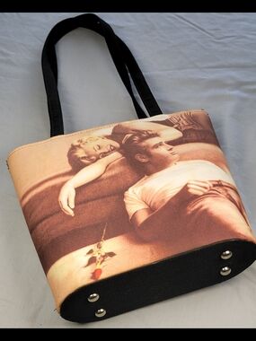 Marilyn Monroe & James Dean Graphic Shoulder Purse